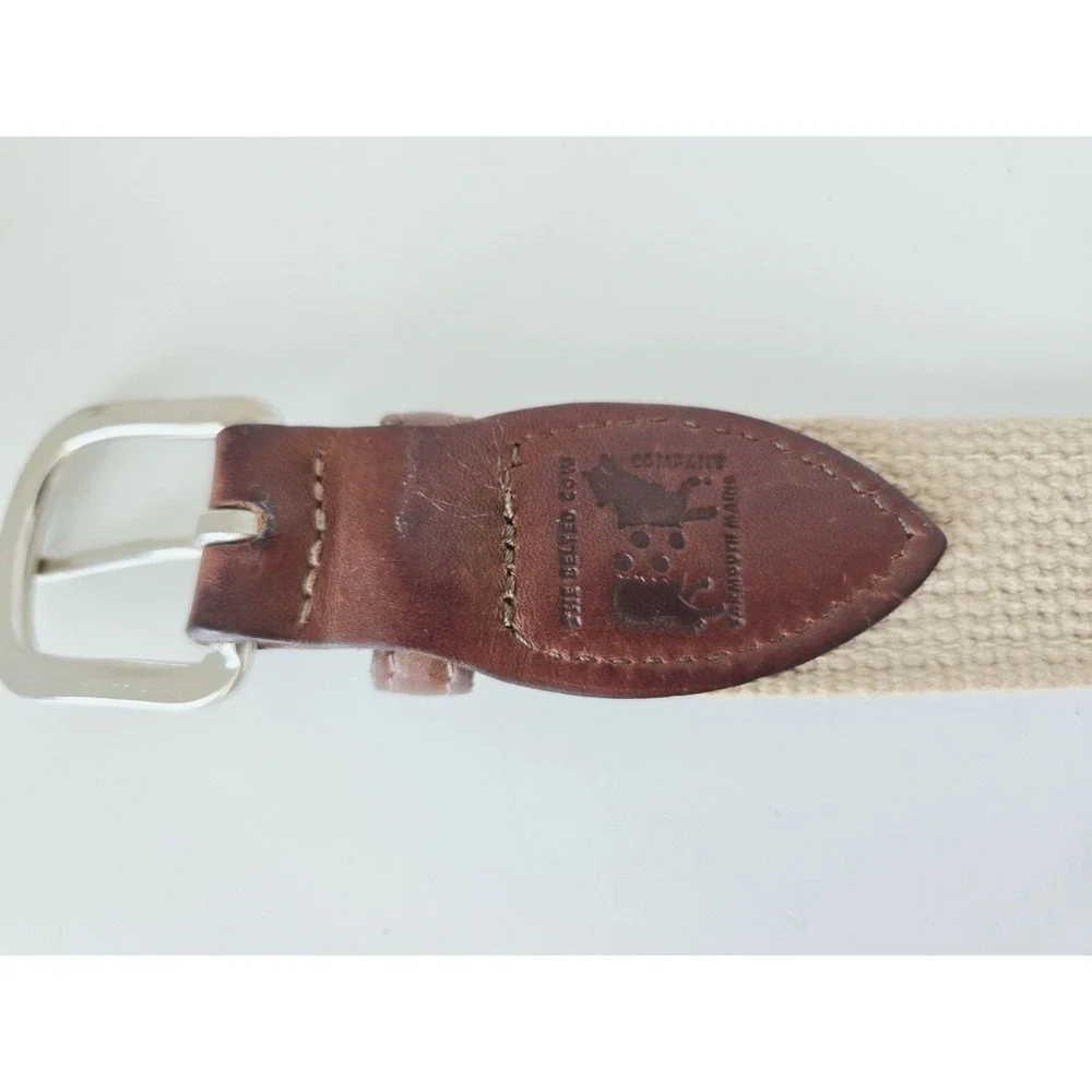 The Belted Cow Belt‎ - Made in Maine Lacrosse Brass Buckle Size 44